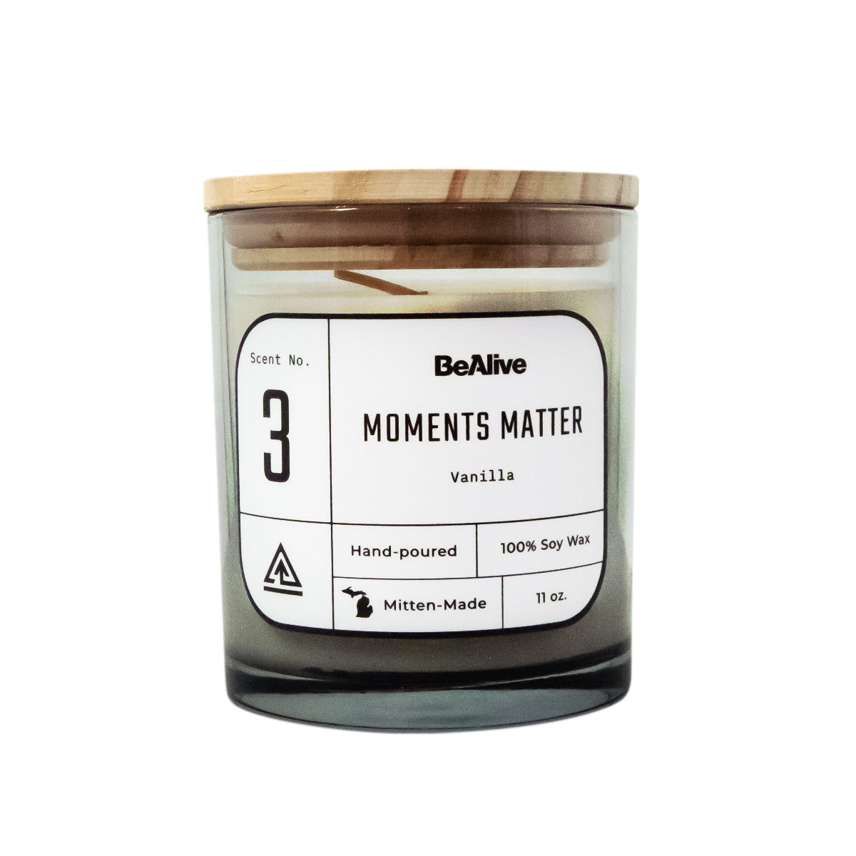 Moments Matter No.3 | Classic Vanilla Scent Candle (Made in Michigan)